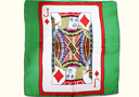 tour de magie : Carta en el Pañuelo Jota de diamantes (45 x 45 cm)