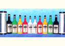 article de magie Multiplication de 10 bouteilles colorées