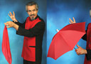 article de magie Foulard en parapluie automatique