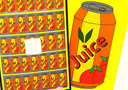 Carta Refresco de Cola a Zumo (Coke to Juice Card)