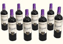 Purple Wine Bottles (8 Bottles)