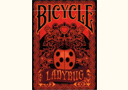 article de magie Jeu Bicycle Gilded Ladybug Noir (Edition limitée)