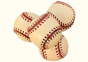 Bolas de Béisbol de cuero Set de 4 Mini-Bolas