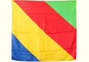 article de magie Foulard Multicolore - Diagonal (45 x 45 cm)