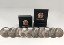 Producción de monedas magnéticas Tango Monedas de medio dólar 10