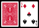 BICYCLE Double Index- 5 Of Diamonds/5 of Spades