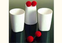 Chop Cup and Balls Combo (aspect porcelaine)