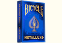 article de magie Jeu Bicycle MetalLuxe Bleu 2023
