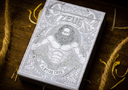 tour de magie : Zeus Sterling Silver Playing Cards