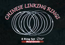 tour de magie : Chinesse Linking Rings Chrome (30cm diameter)