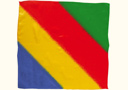 Pañuelo de Seda Multicolor 36''