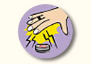 Chip de Poker a moneda -PK finger- (Kreis)