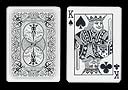 article de magie Carte Ghost double index roi en noir