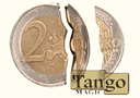 Moneda mordida - 2 € (sistema tradicional)