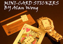 article de magie Mini-Card Stickers
