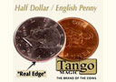 article de magie Flipper Coin 1 Penny/½ Dollar (Pro Elastic)