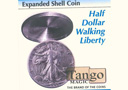 Expanded Shell Half dollar walking liberty 