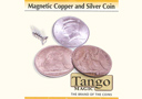 article de magie Copper and Silver ½ Dollar Magnétique
