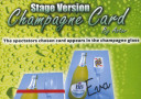 article de magie Champagne à la carte Version Scène