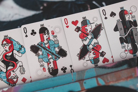 Skateboard V2 (Marked) Playing Cards