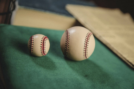 Charges Balle de base-ball cuir (par 4)