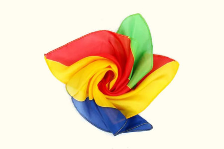 Pañuelo de Seda Multicolor 18 Nuevo
