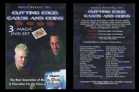 Cutting Edges - Cards and Coins (3 Dvds)