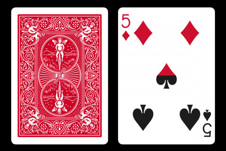 BICYCLE Double Index- 5 Of Diamonds/5 of Spades