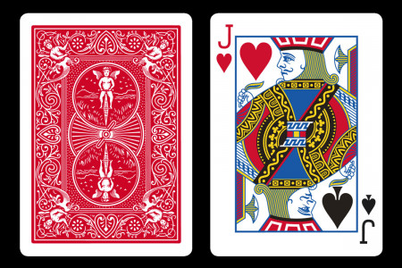 Double Index BICYCLE Card Jack of heart/Jack of spades