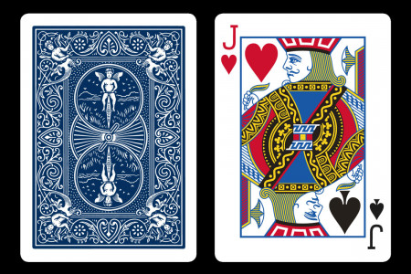 Double Index BICYCLE Card Jack of heart/Jack of spades