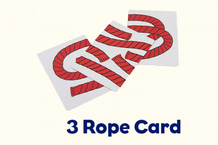 3 Rope Card Trick