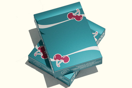 Cherry Casino (Tropicana Teal) Playing Cards