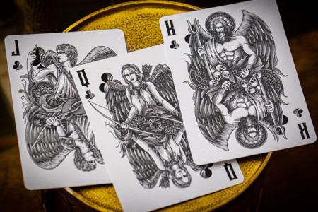 Zeus Sterling Silver Playing Cards
