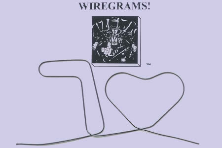 WireGram 7 of Hearts