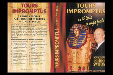 DVD Tours impromptus - pierre switon