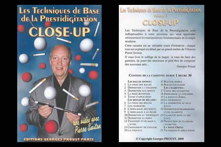 DVD Bases de la Prestidigitation : close-up - pierre switon