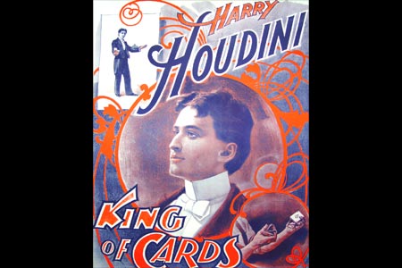 Affiche  Harry Houdini King of Card 