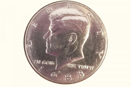 Cascarilla Moneda - ½ $ - cara