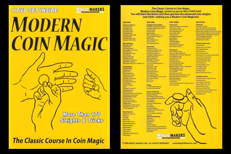 DVD Modern Coin Magic (4 DVD)