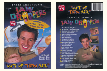 DVD Out of thin air (Vol.1) - larry anderson