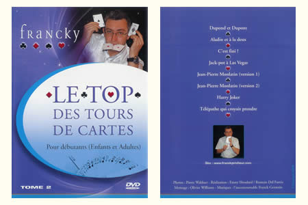 DVD Le Top des tours de cartes (Vol.2) - franky