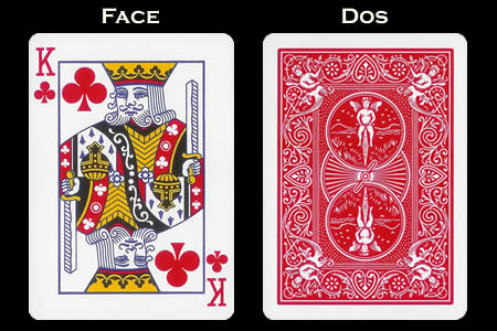 Reverse color Card King of Clubs