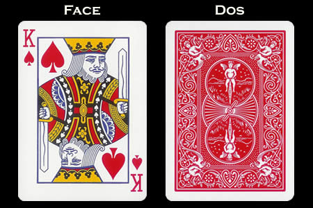 Reverse color Card King of Spades