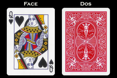Reverse color Card Queen of Hearts