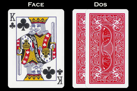 King of Clubs BICYCLE Card with Extension Back