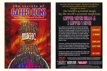 DVD The Secrets of Gaffed coins