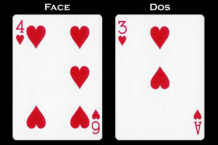 BICYCLE Card with 4 Hearts Indexes