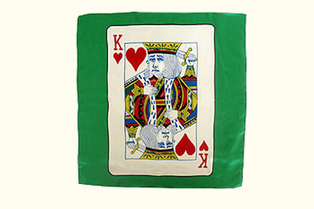Card silk - King of Heart - 45 cm