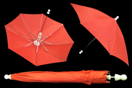 Red appearing umbrella - unit