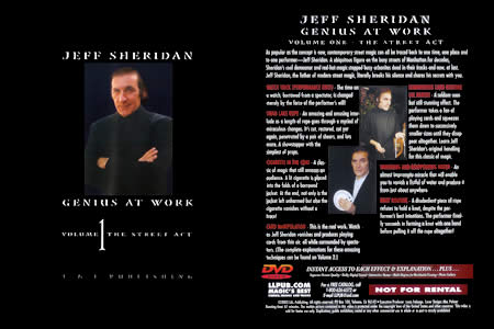 DVD Genius at Work (Vol.1) The Street Act - jeff sheridan